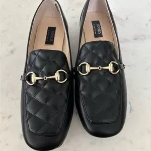 Jones New York Black Loafers with Gold Detail Jones New York Black Loafers with Gold Detail main image 2